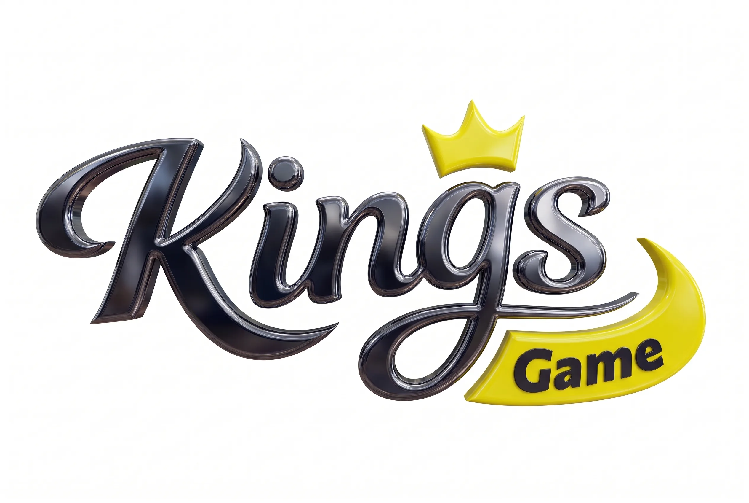 Kings Game: Logo mit gelber Krone